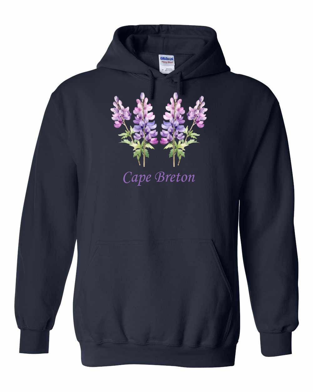 Cape Breton Lupin Full Pullover Hoodie
