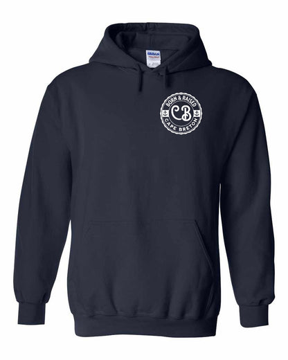 Born & Raised Cape Breton Left Chest Pullover Hoodie