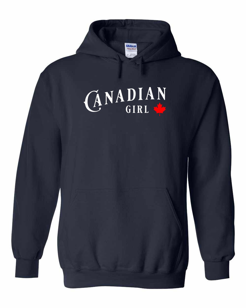 Canadian Girl Pullover Hoodie - Gildan Canada (sewn Internationally) - Unisex