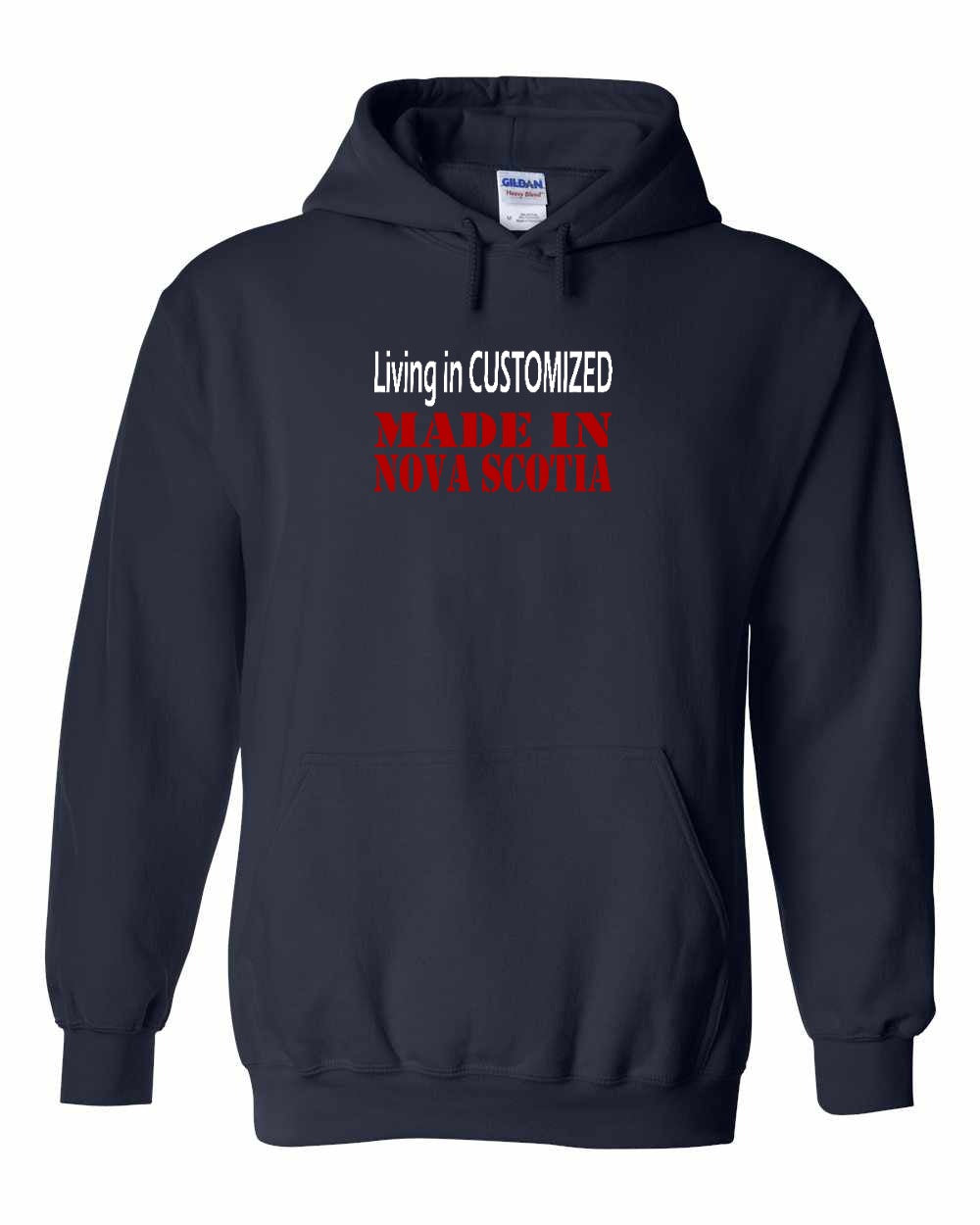 Living in Custom Made in NS Pullover Hoodie - Unisex