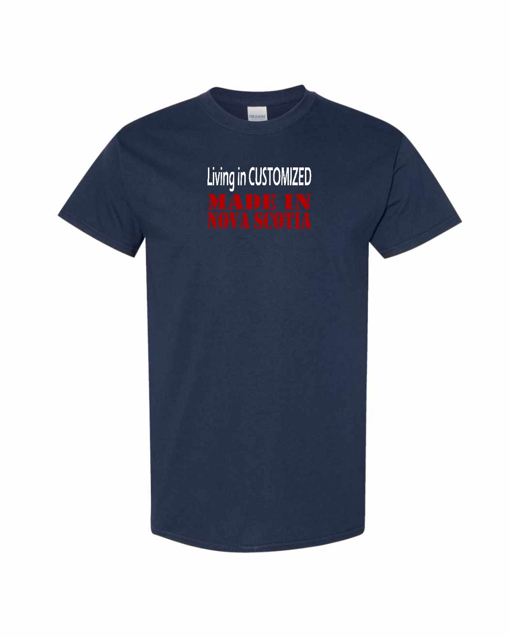 Living in Custom Made in Nova Scotia Full mens-tee