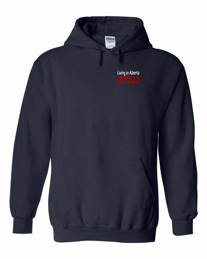Living Alberta Made in Nova Scotia Left Chest pullover