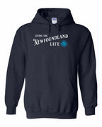 Living the NFLD Life blue Pullover Hoodie - Unisex
