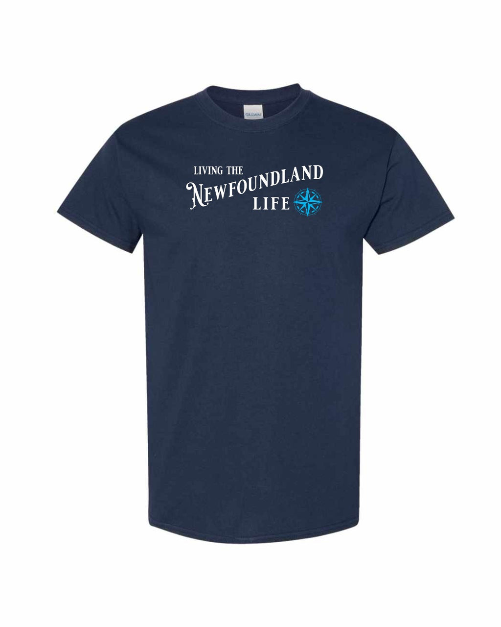Living the NFLD Life blue Men's Tee