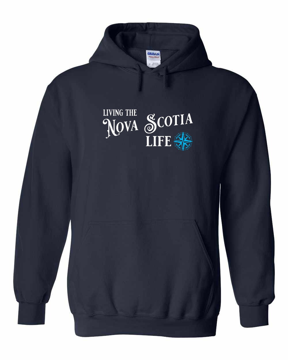 Living the Nova Scotia Life blue Full pullover
