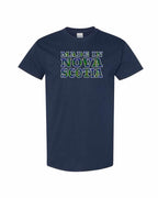 Made In NS ( Tartan Lettering) Men's tee