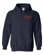 Made in Canada Plaid Background Left Chest and Back Pullover Hoodie - Gildan Canada (sewn Internationally) - Unisex