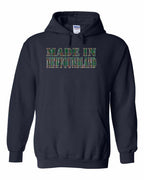 Made In NFLD ( Tartan Lettering) Pullover Hoodie - Unisex