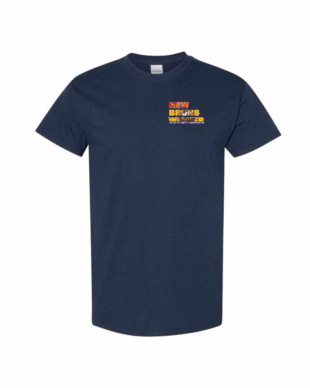 New Bruns Wicker Left Chest Men's Tee