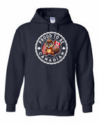 Proud to be Canadian Beaver Pullover Hoodie - Gildan Canada (sewn Internationally) - Unisex