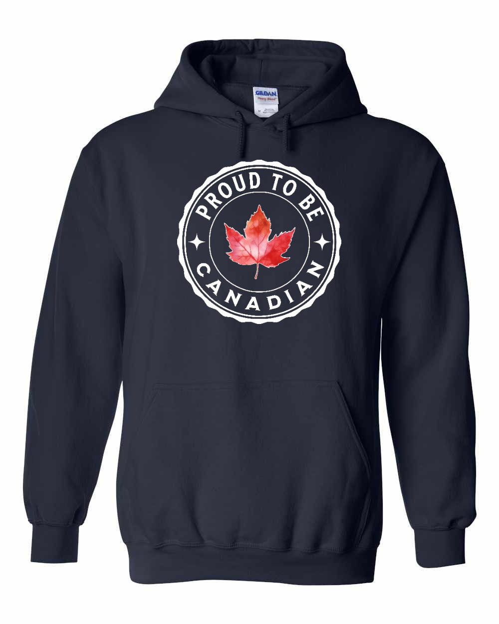 Proud to be Canadian Leaf Pullover Hoodie - Gildan Canada (sewn Internationally) - Unisex
