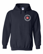 Born and Raised Quebec Left Chest Pullover Hoodie - Gildan Canada (sewn Internationally) - Unisex