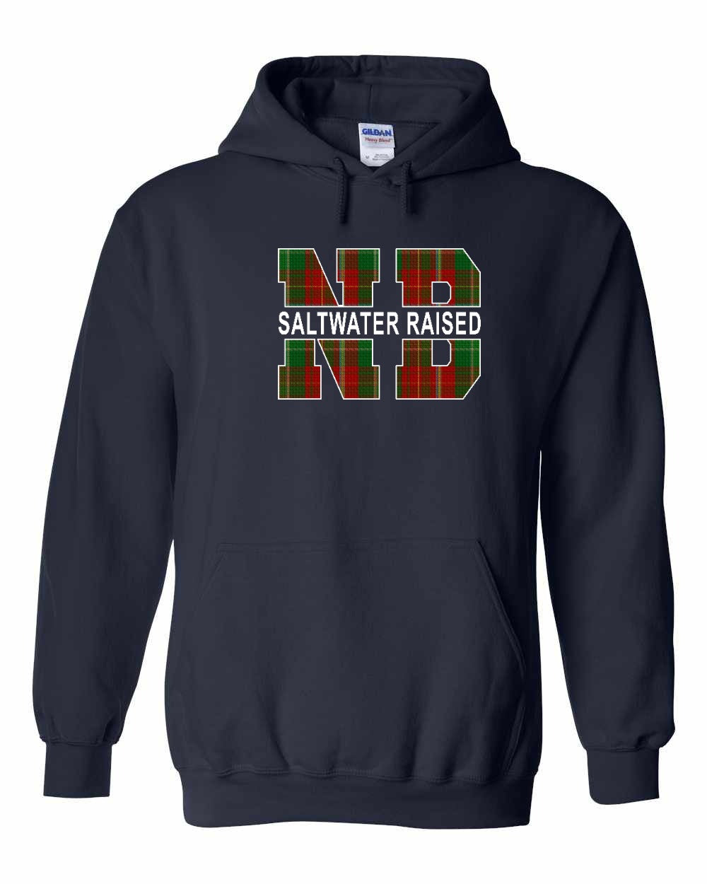 NB Saltwater Raised Full Front Pullover Hoodie Printed NOT STITCHED