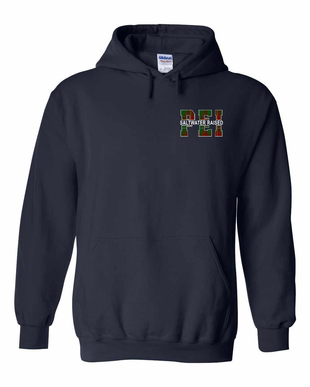 Prince Edward Island Saltwater Raised Left Chest Pullover Hoodie