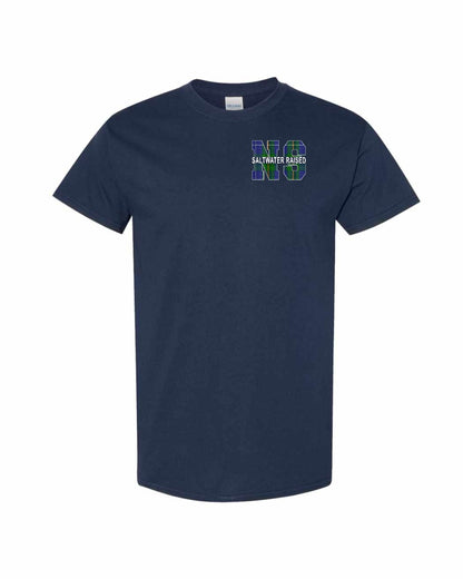 Saltwater Raised Left Chest mens-tee