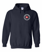 Born and Raised Saskatchewan Left Chest and Back Pullover Hoodie - Gildan Canada (sewn Internationally) - Unisex