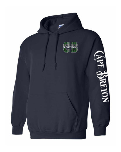 Cape Breton Saltwater Raised Left chest and Sleeve Pullover Hoodie