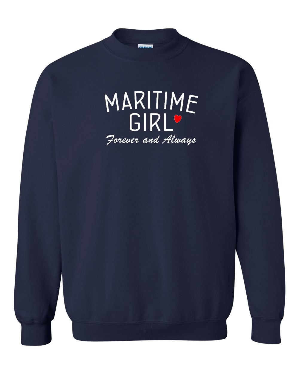 Maritime Girl Forever and Always Crewneck Sweatshirt - Unisex