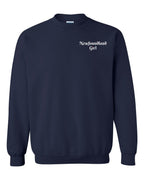 NFLD Girl Heart Dot Left Chest & Back Crewneck Sweatshirt - Unisex