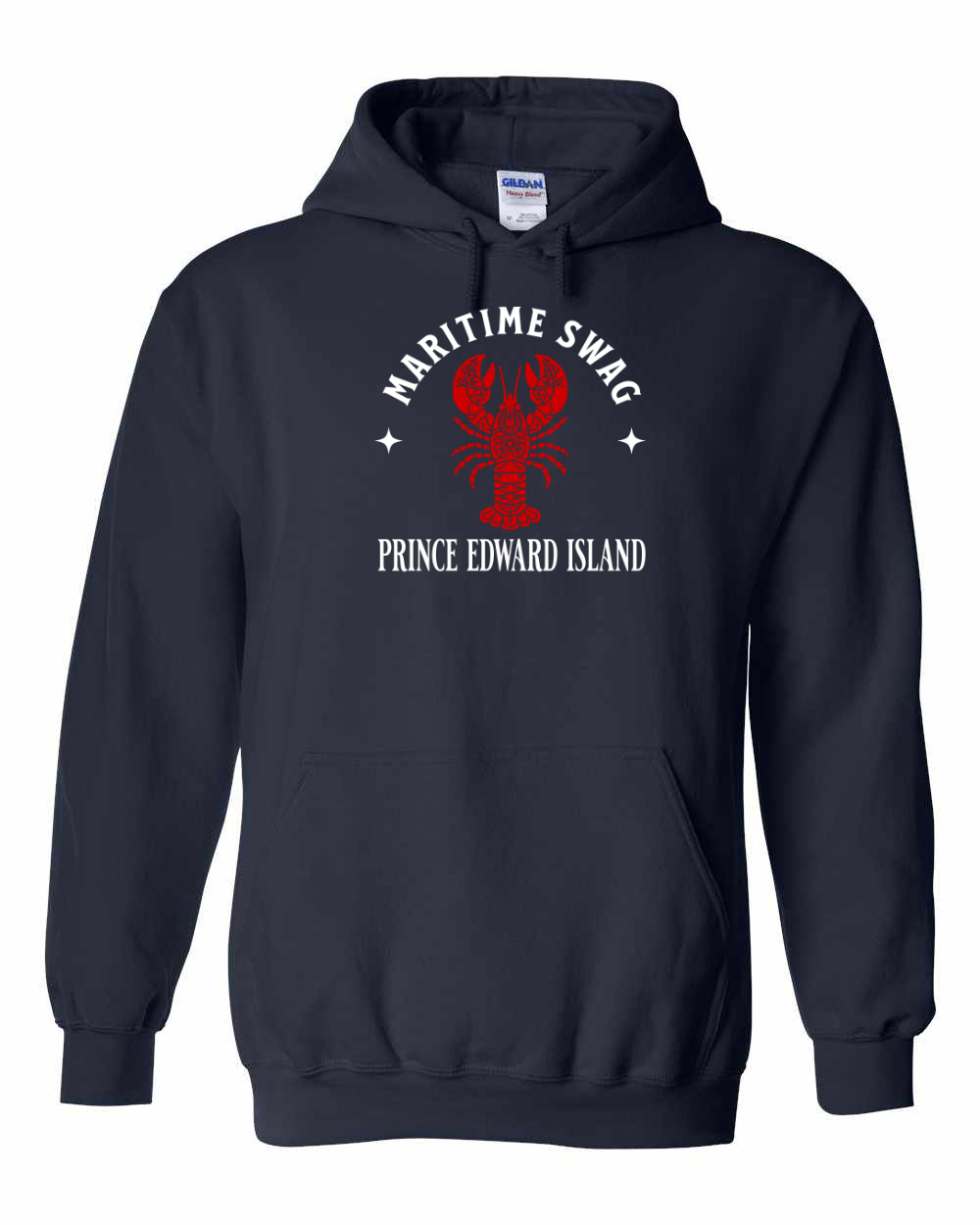 Maritime Swag Mandala Red Lobster PEI Pullover Hoodie - Unisex