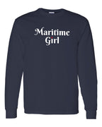 Maritime Girl Heart Dot Long Sleeve Tee - Unisex