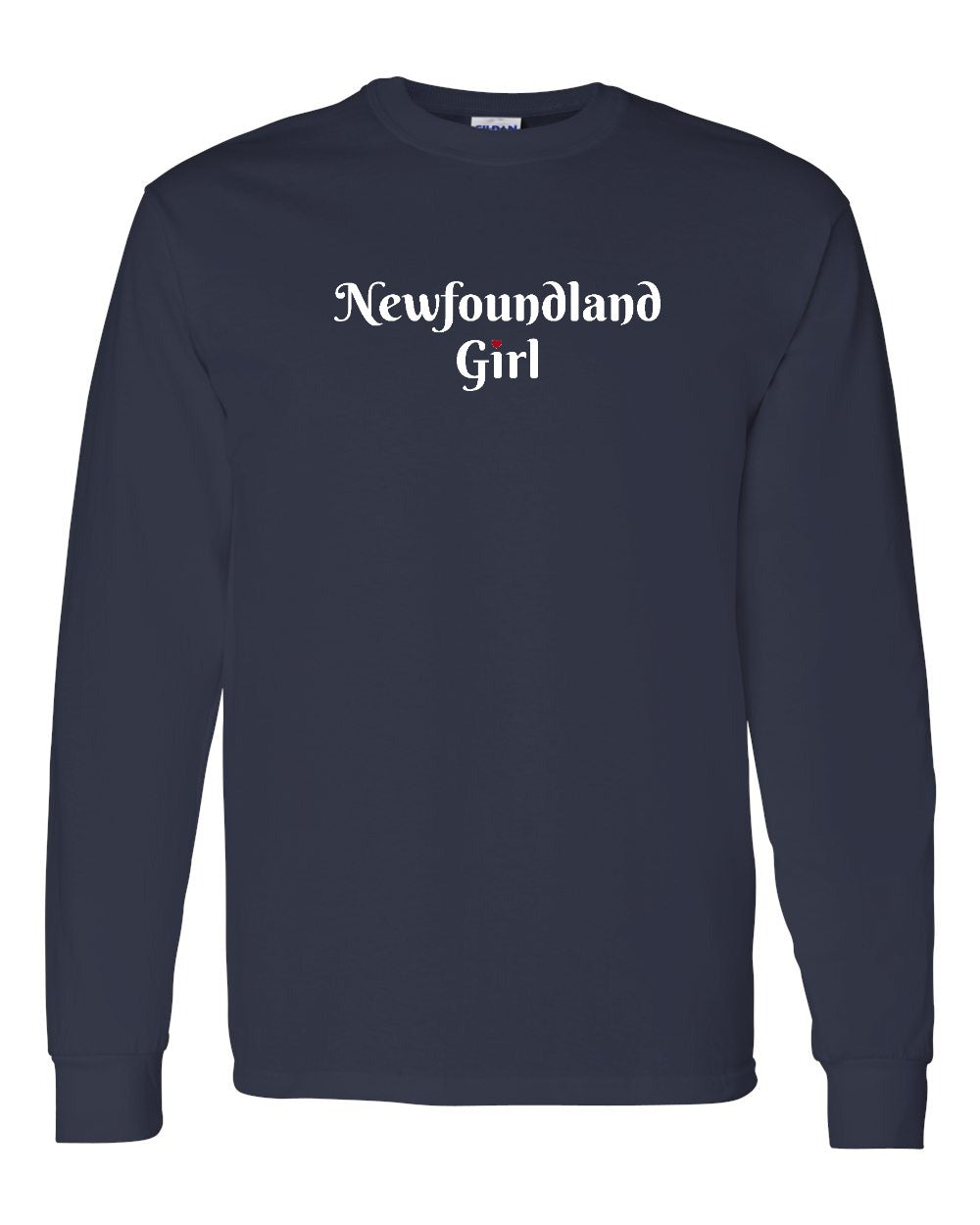 NFLD Girl Heart Dot Long Sleeve Tee - Unisex