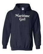Maritime Girl Heart Dot Pullover Hoodie - Unisex