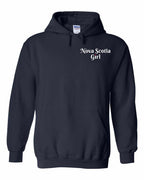 NS Girl Heart Dot Left Chest & Back Pullover Hoodie - Unisex
