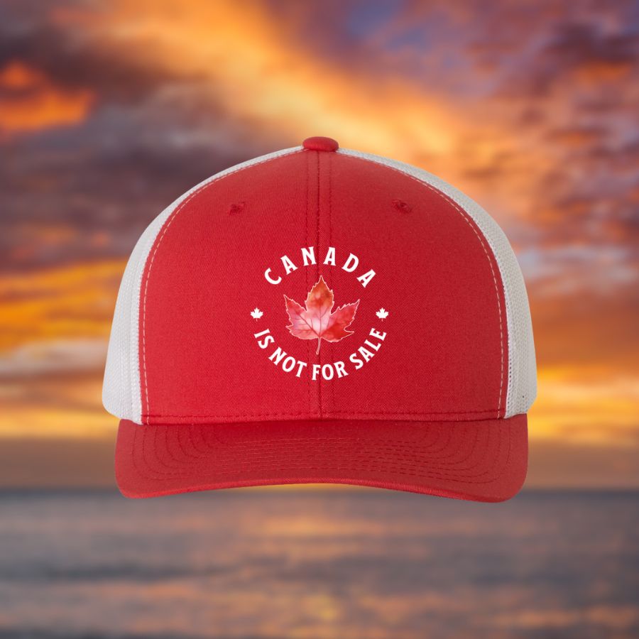 Canada is not for sale circle design Hat