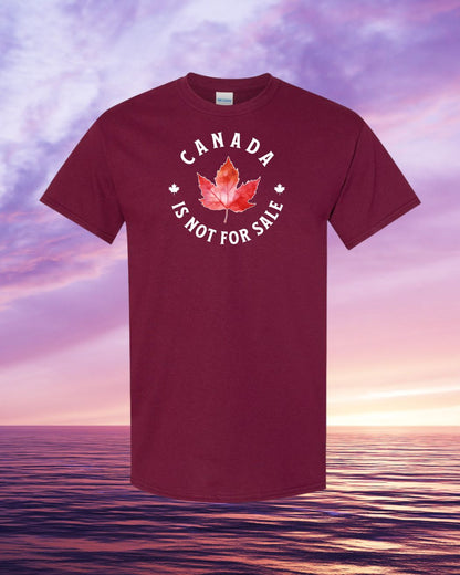 Canada is not for sale circle design Tee