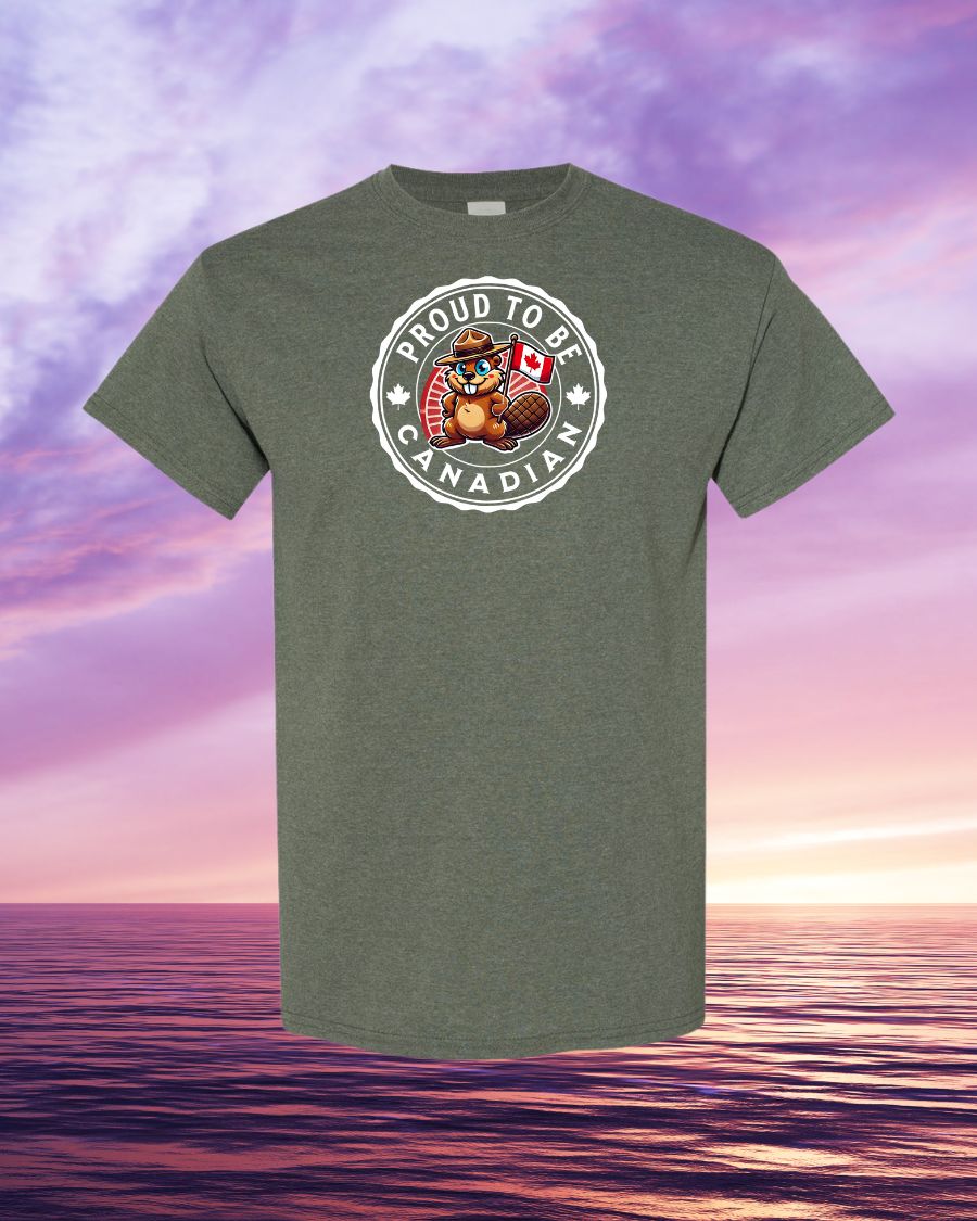 Proud to be Canadian Beaver Tee