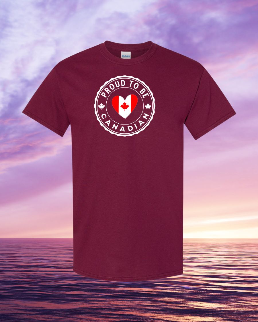 Proud to be Canadian Heart Tee