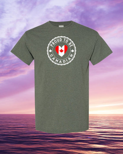 Proud to be Canadian Heart Tee