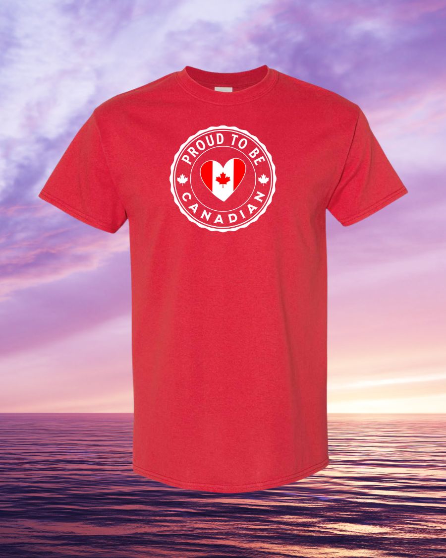 Proud to be Canadian Heart Tee