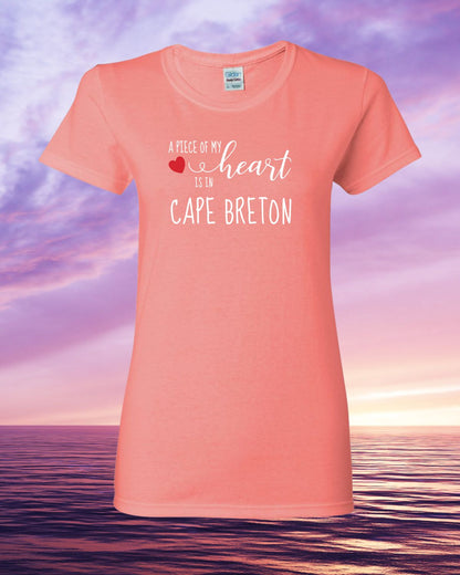 A piece of my Heart is in Cape Breton Tee