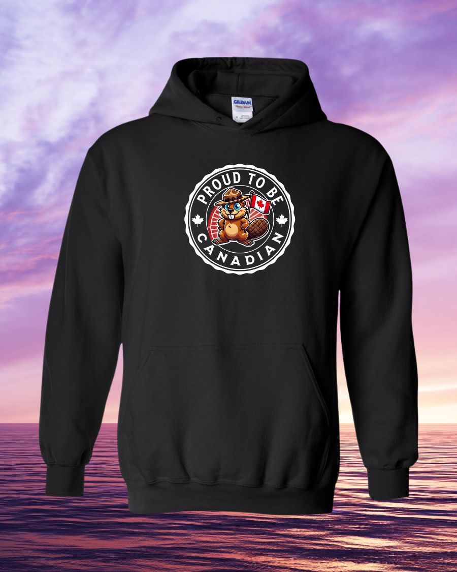 Proud to be Canadian Beaver hoodie