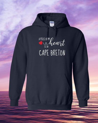 A piece of my Heart is in Cape Breton Hoodie