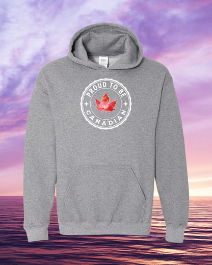 Proud to be Canadian leaf hoodie