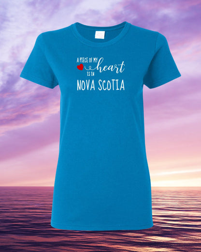 A piece of my Heart is in Nova Scotia Tee