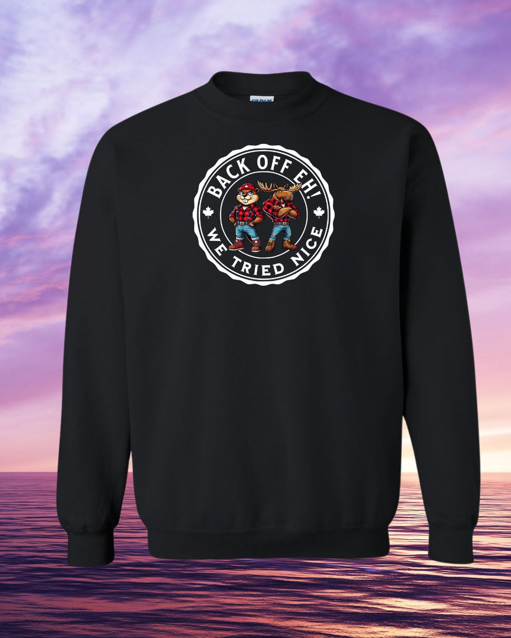 Back Off Crewneck Sweatshirt unisex - Unisex