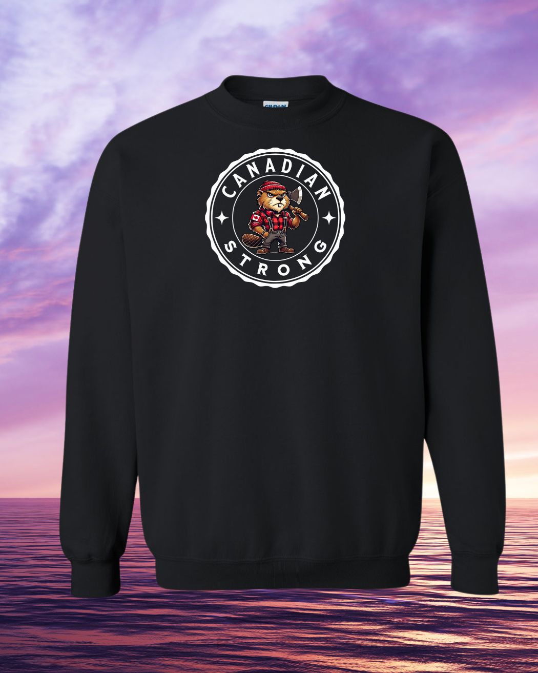 Canadian Strong Beaver Sweatshirt unisex