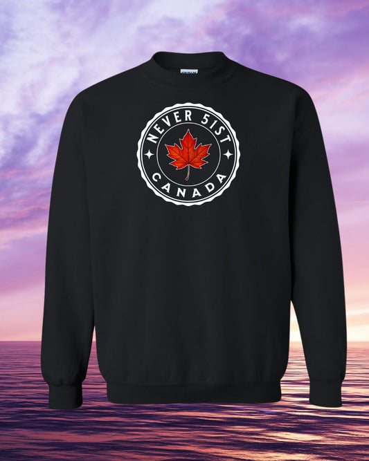 Never 51st Leaf Crewneck Sweatshirt unisex