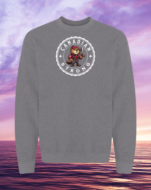 Canadian Strong Beaver Sweatshirt unisex