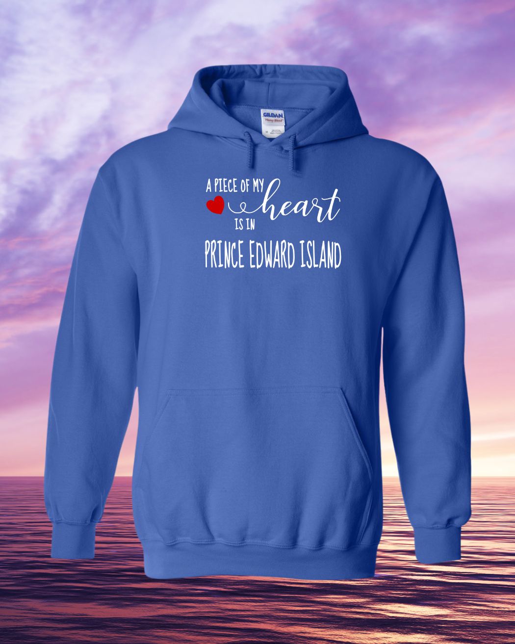 A piece of my Heart is in PEI Pullover Hoodie
