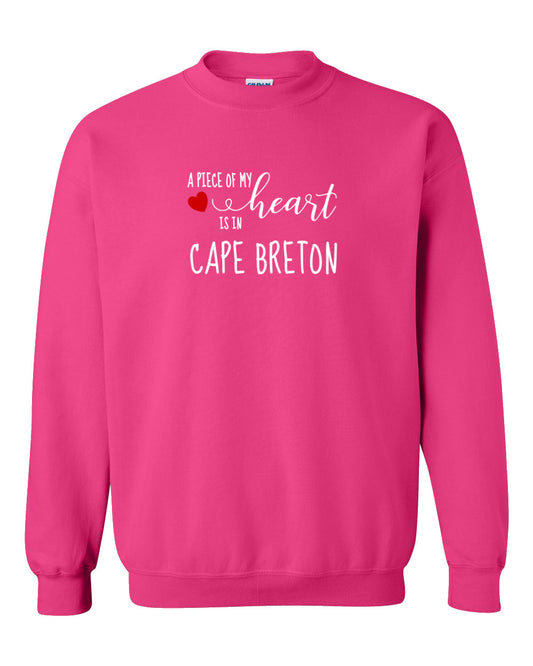 A piece of my Heart is in Cape Breton Sweatshirt