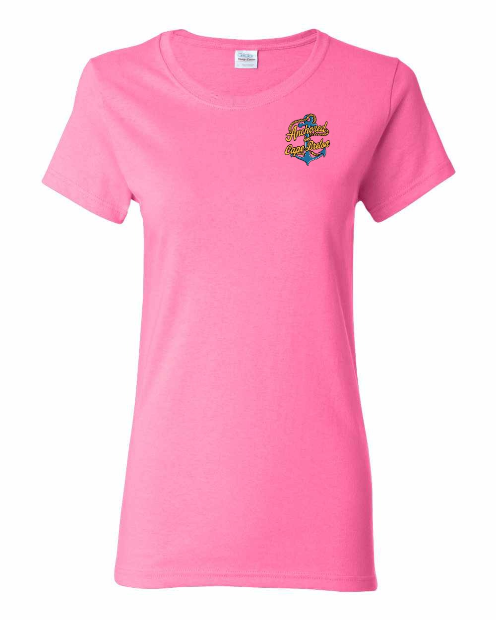Anchored in CB (New Design) Left Chest Women's Tee