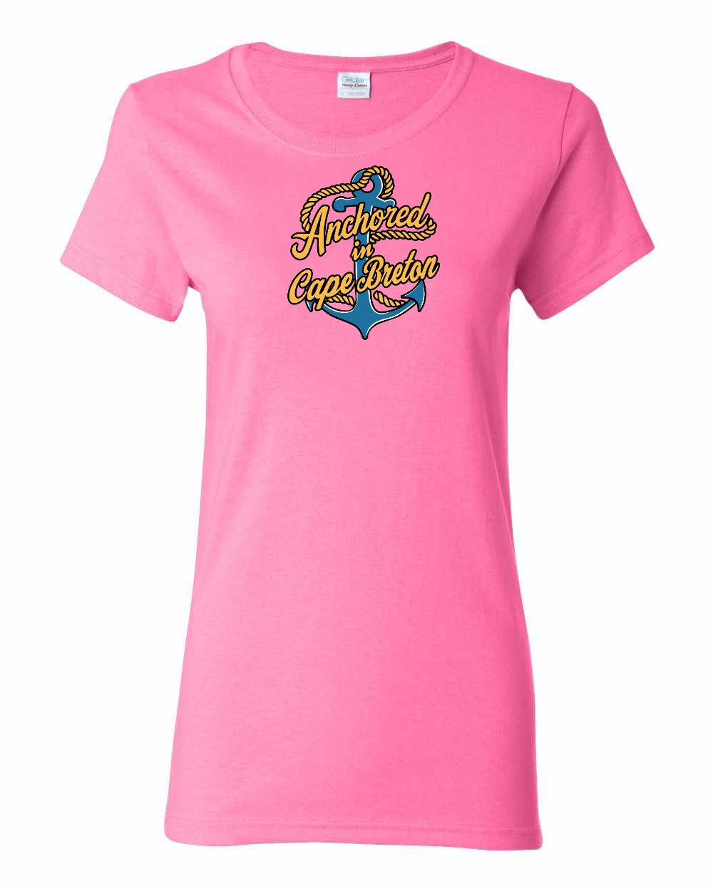 Anchored in Cape Breton (New Design) Full Women's Tee