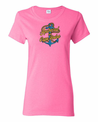 Anchored in Cape Breton (New Design) Full Women's Tee
