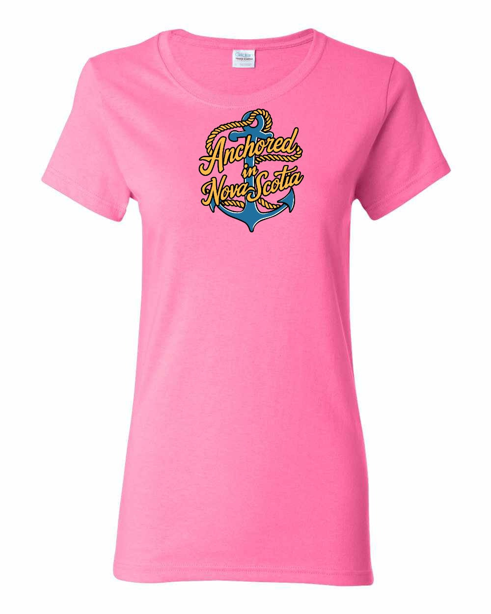 Anchored in Nova Scotia (New Design) Full womens-tee