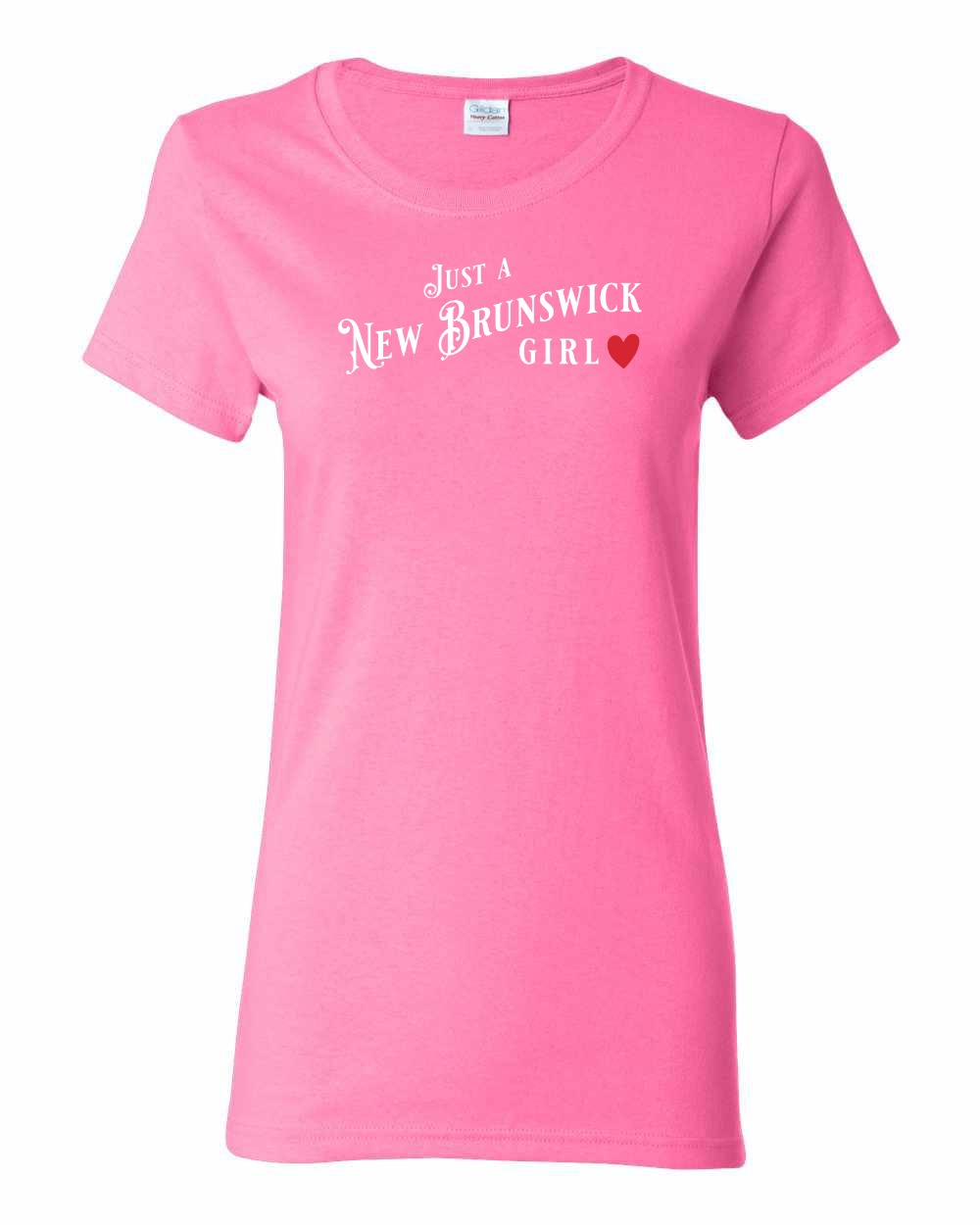 Just a New Brunswick Girl Red Full Women's Tee